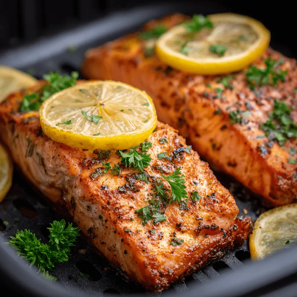 Crispy air fryer trout recipe fillets with lemon