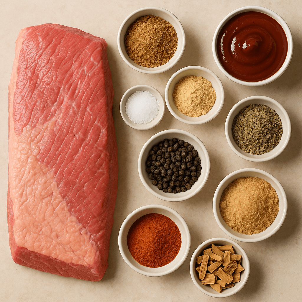 BBQ corned beef brisket recipe ingredients
