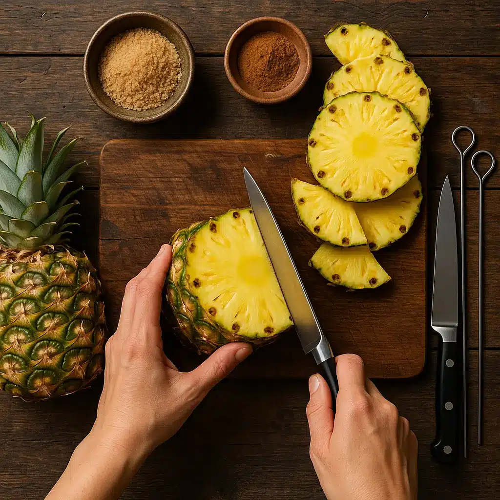 Ingredients for Brazilian BBQ Pineapple Recipe