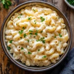 Slow cooker mac n cheese with velveeta​ in crockpot