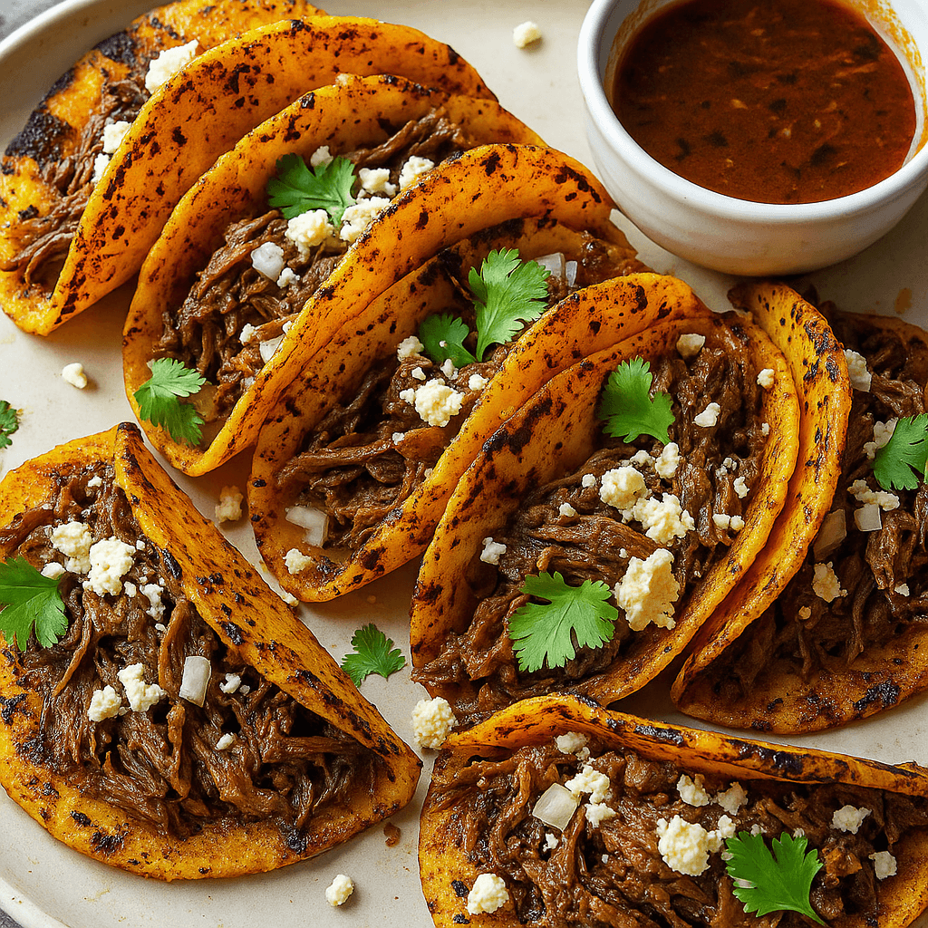 Crispy birria tacos for Cinco De Mayo Slow Cooker Recipes