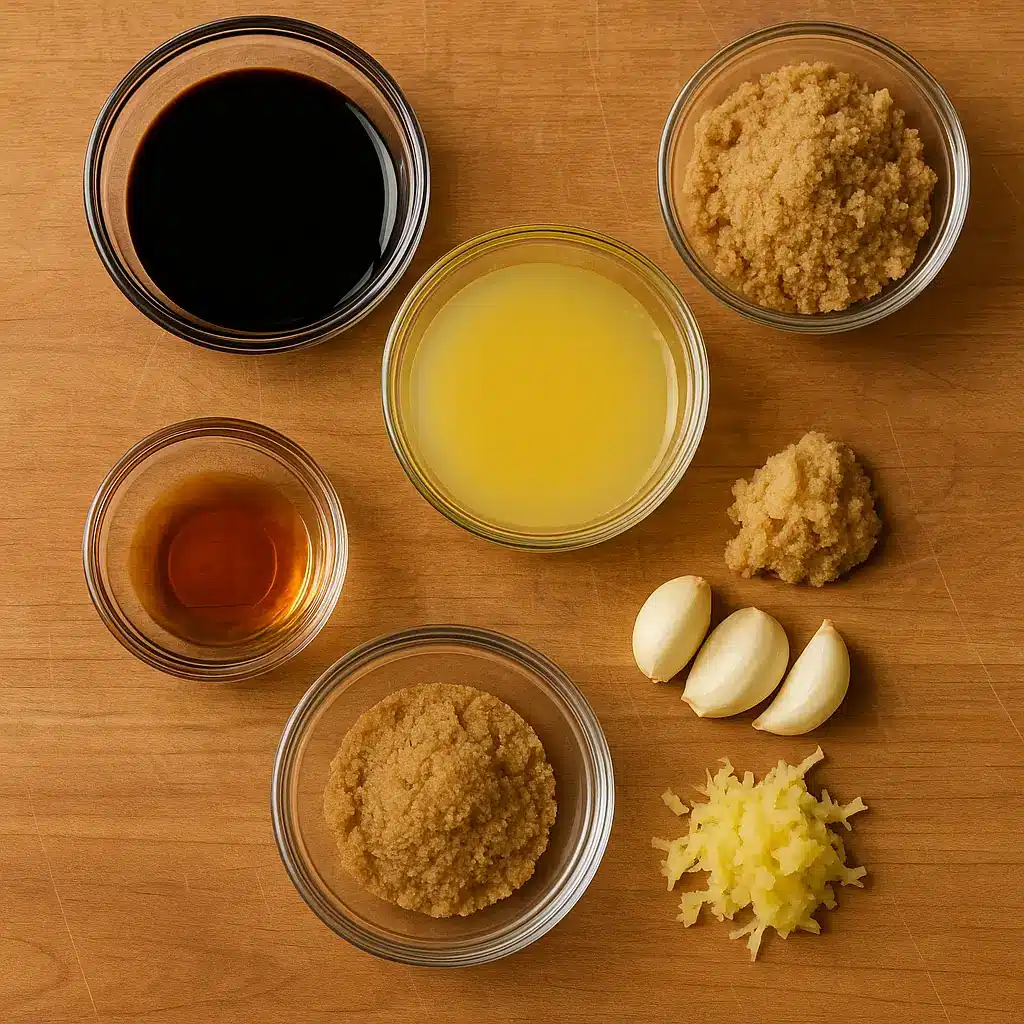 Hawaiian BBQ marinade ingredients