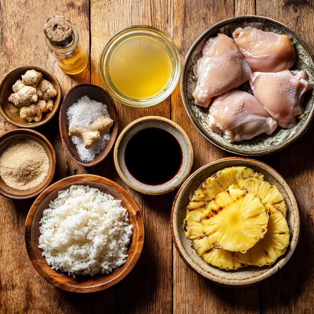 Hawaiian BBQ marinade ingredients
