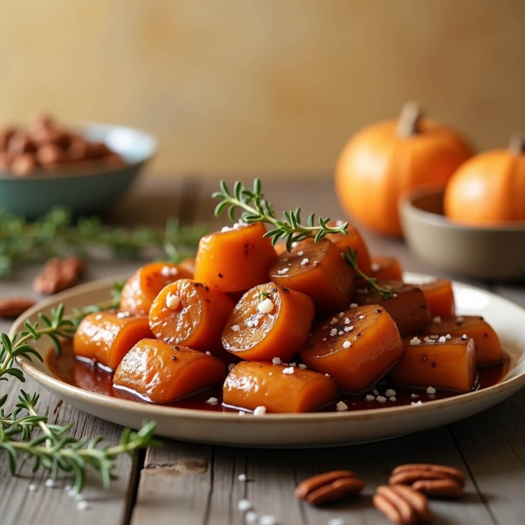 slow cooker candied yams recipes with brown sugar glaze