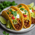 Slow cooker recipes using ground turkey in taco presentation