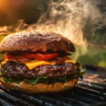 Fresh ingredients for Weber BBQ burger