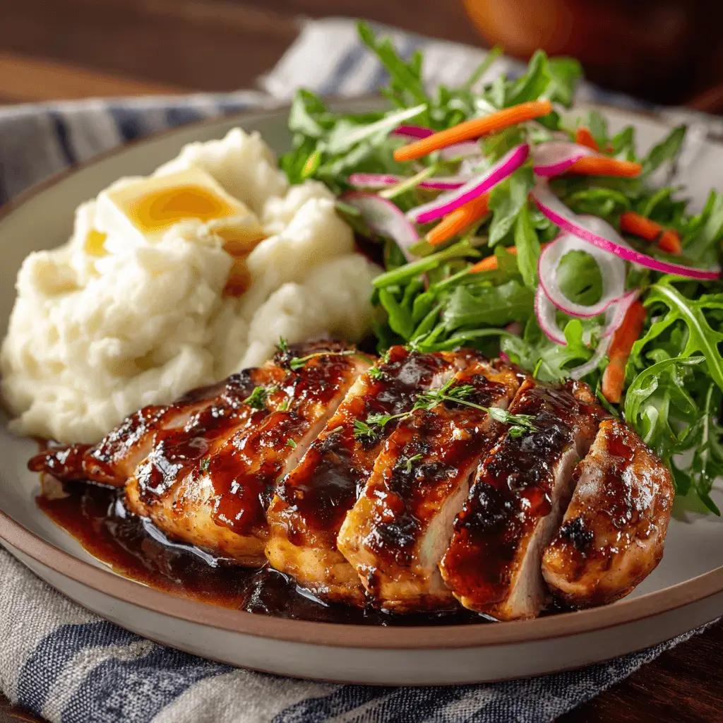 Fake BBQ chicken in air fryer slow cooker recipe
