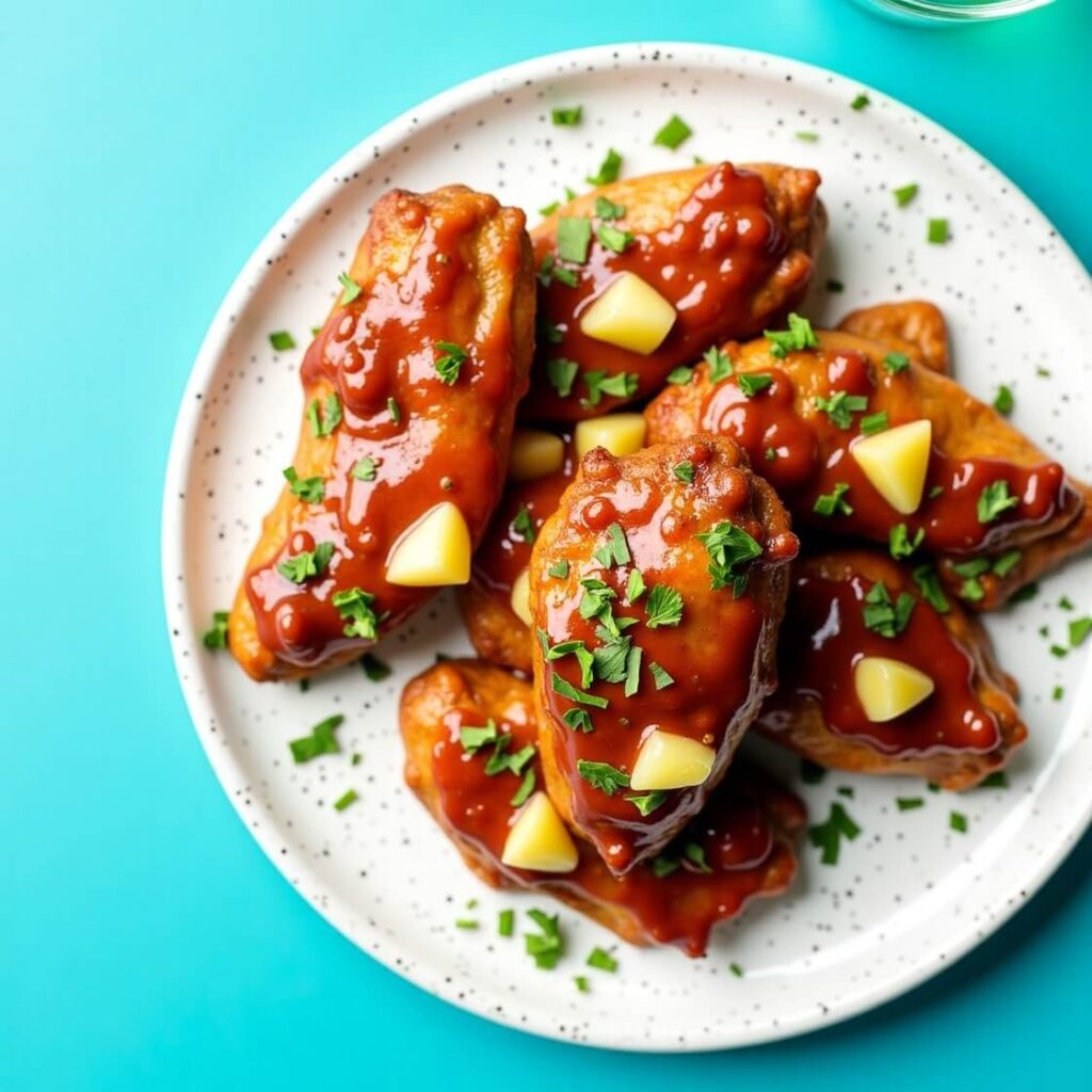 Slow cooker chicken tenders with pineapple BBQ sauce