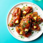 Slow cooker chicken tenders with pineapple BBQ sauce