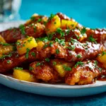 Slow cooker chicken tenders with pineapple BBQ sauce