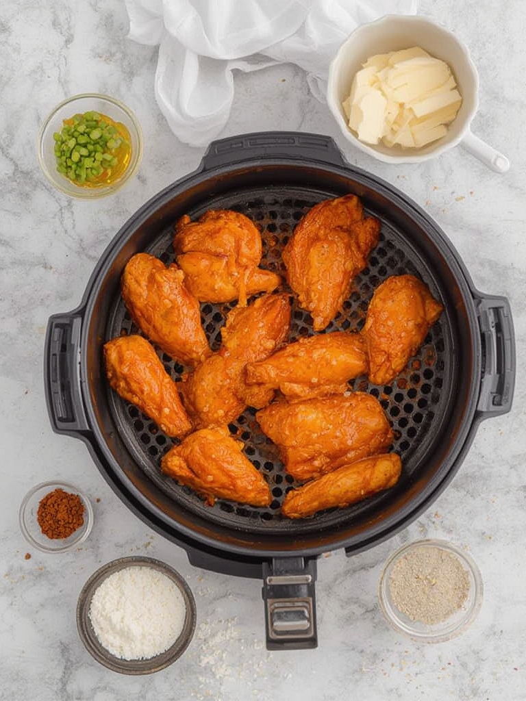 Airfryer Buffalo Chicken Wingsingredients