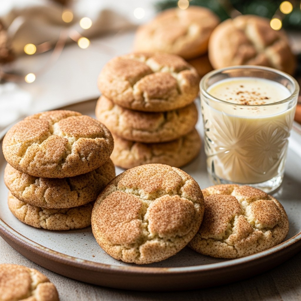 eggnog snickerdoodles