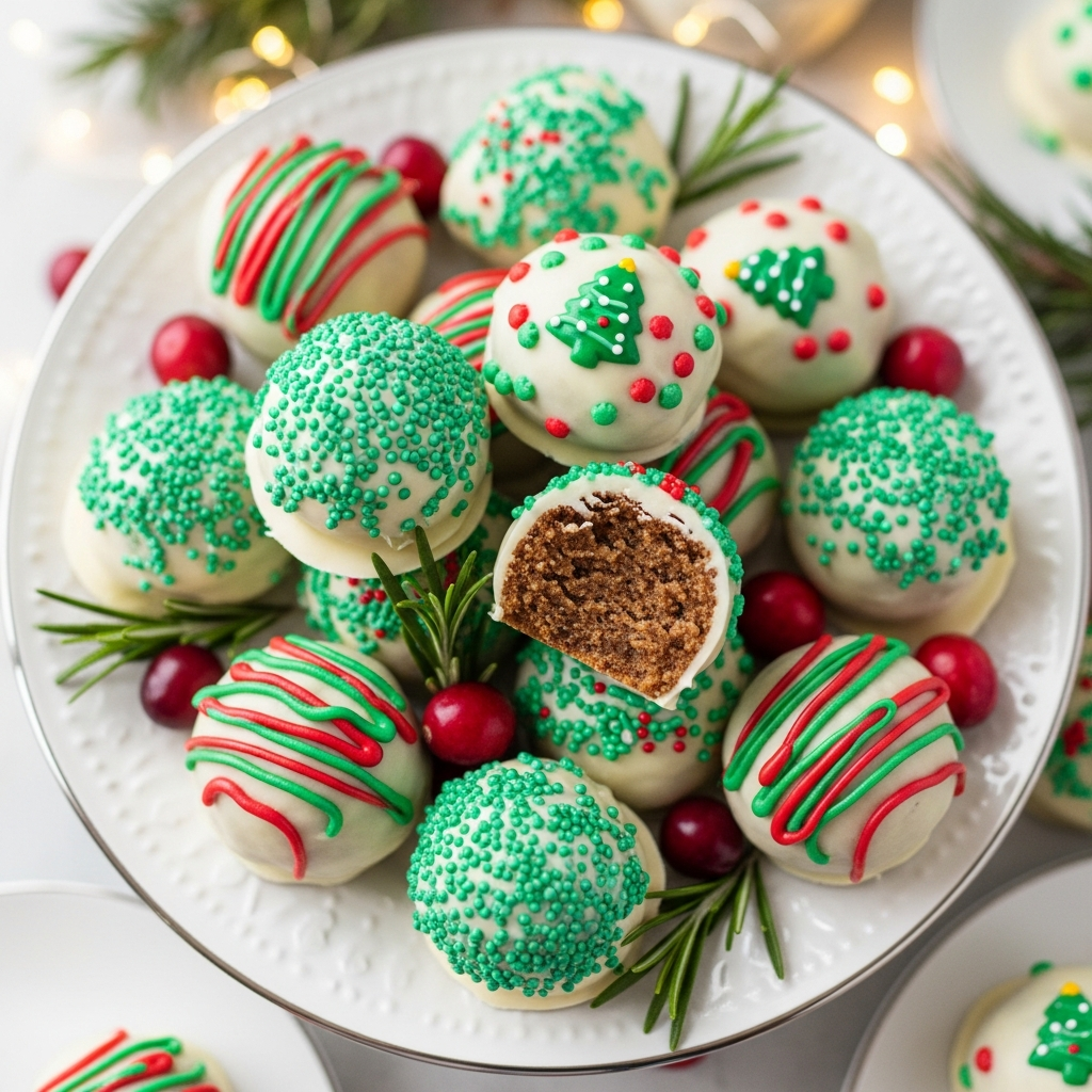 Christmas tree cake trufflessteps