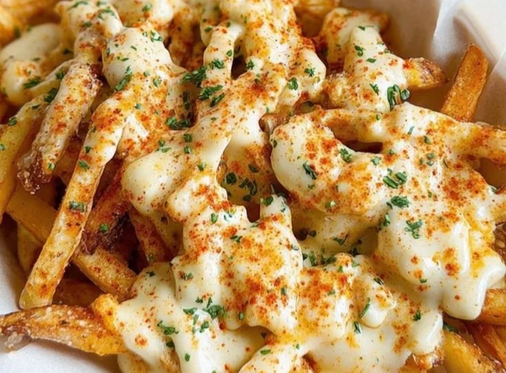 Delicious Louisiana Voodoo Fries served with spicy dipping sauce