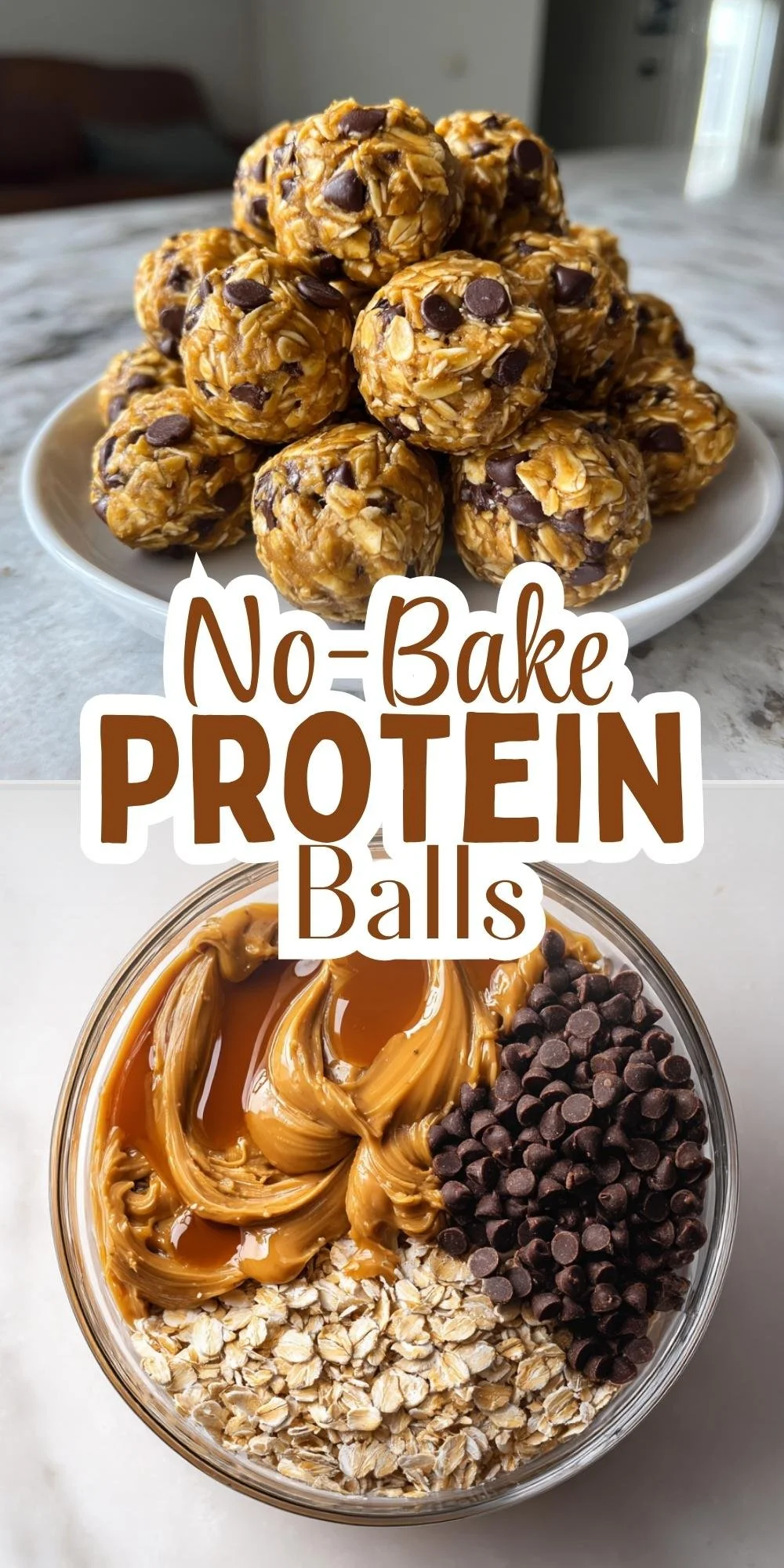 Homemade no-bake peanut butter energy bites in a bowl, healthy snack option