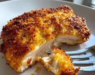 Crispy air fryer chicken served with herbs and spices