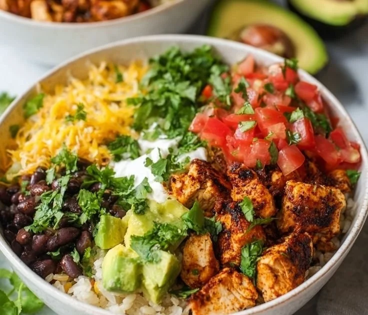Delicious Southwest Chicken Bowl with fresh ingredients and bold flavors