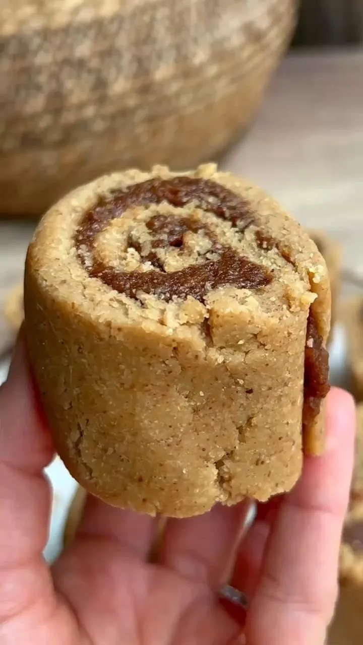 Delicious no-bake vegan cinnamon rolls topped with creamy frosting