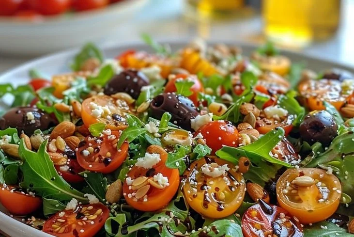 Delicious Marry Me Salad garnished with fresh ingredients and colorful toppings