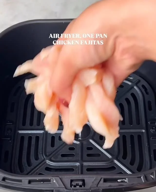 Crispy air fryer fries served with golden fish fillets.