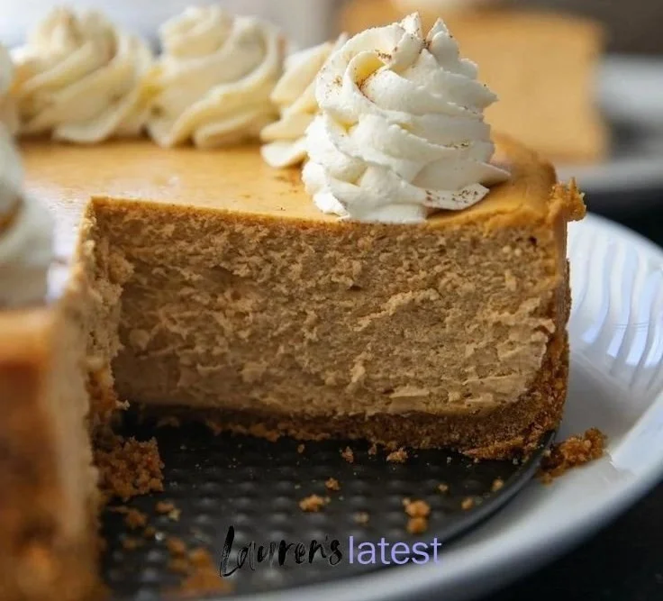Delicious pumpkin cheesecake dessert without using a water bath