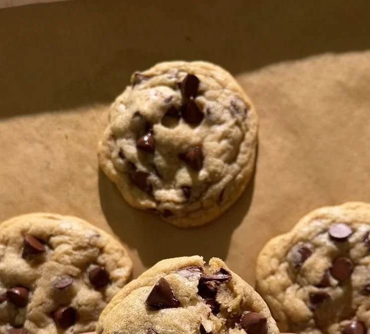 Best ever gooey chocolate cookies freshly baked
