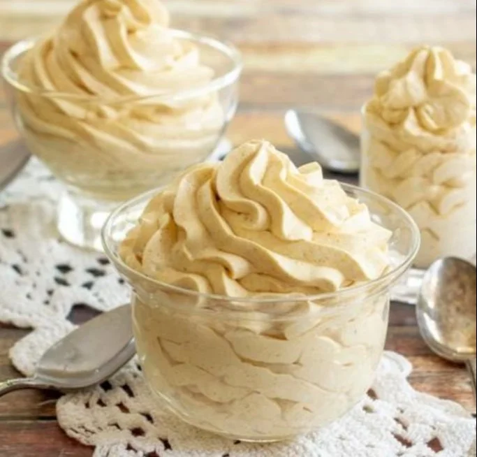 Delicious Keto Pumpkin Mousse served in a bowl, perfect low-carb dessert