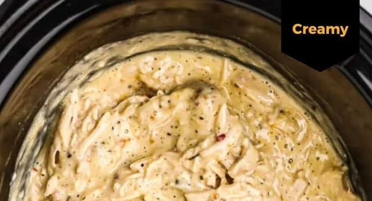 Plate of Slow Cooker Italian Chicken served with herbs and vegetables